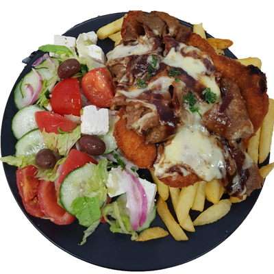 HSP with Chips and Salad