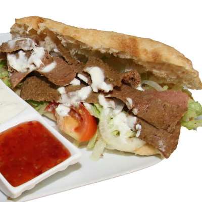 Kebab in Turkish bread
