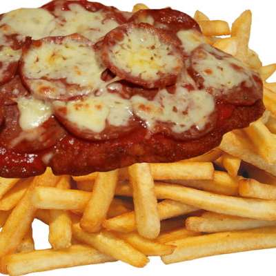 Ham Parma with Chips