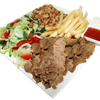 HSP Kebab Meat & Chips - Pack Large