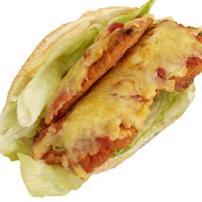 Chicken Parma Fresh Bread Roll