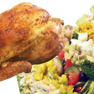 1 Chicken - 2 Medium Salads Pack