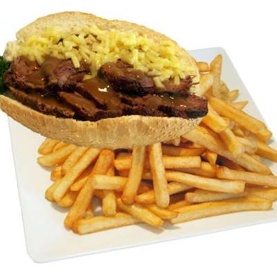 Roast Beef with Bread Roll & Chips