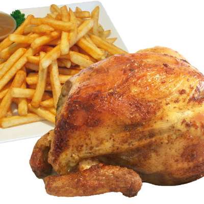 1 Chicken & Large Chips with Small Gravy
