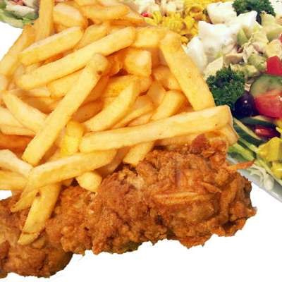 Skewer & Chips + Salads Pack