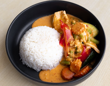 Panang curry with rice (Lunch)