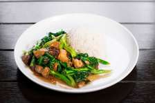 Broc belly with rice (Lunch)