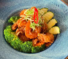 Crispy Prawn Tamarind Sauce
