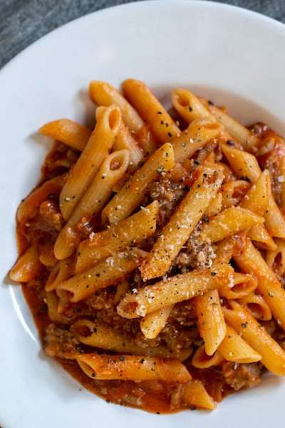Creamy Bacon Penne