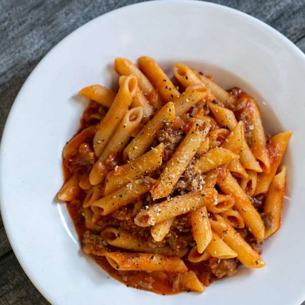 Creamy Bacon Penne