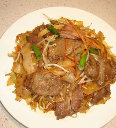 Beef Stir Fried Ho Fun 