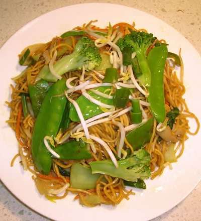 Vegetarian Noodle in Oyster Sauce