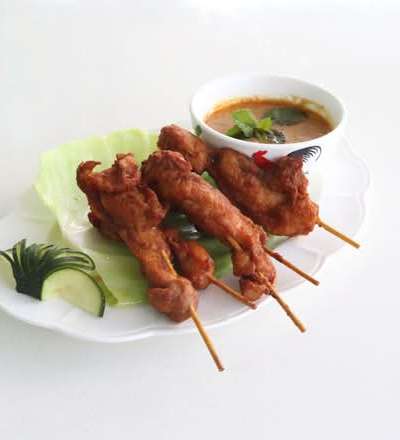 Satay Chicken in Skewers (5 Pcs)