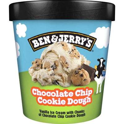 Ben N Jerry Chocolate Chips Cookie Dough