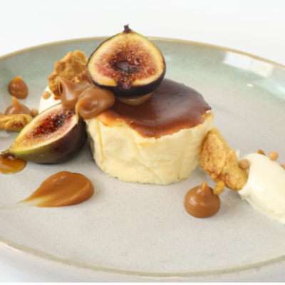 Vanilla Bean Basque Cheesecake (Tiny)