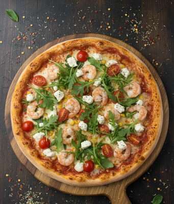 Chilli Prawn Pizza