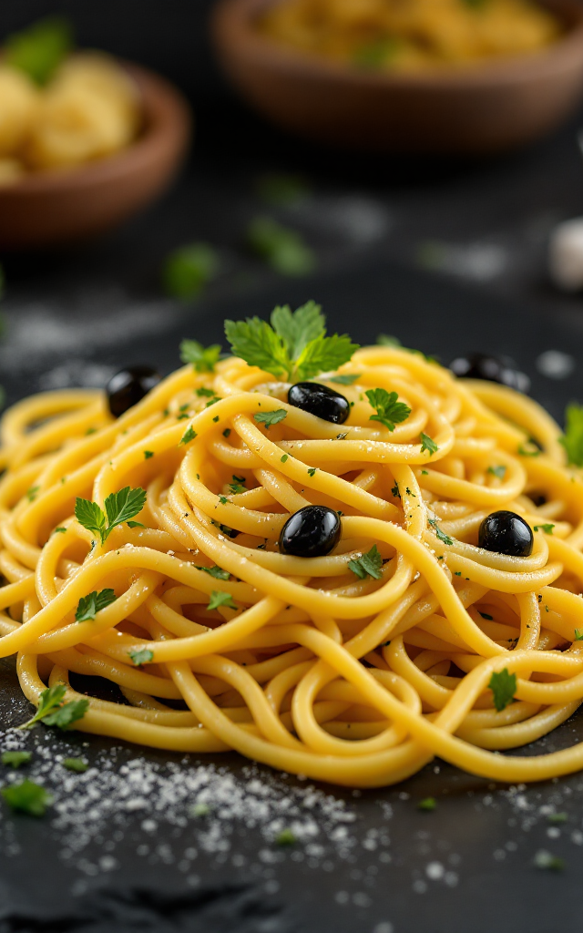 70. Pasta Aglio e Olio (scharf)