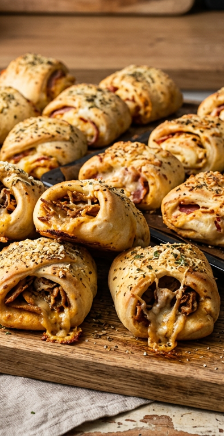 47 Gefüllte Pizzabrötchen