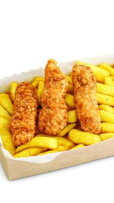 3 x Chicken Bites with Chips